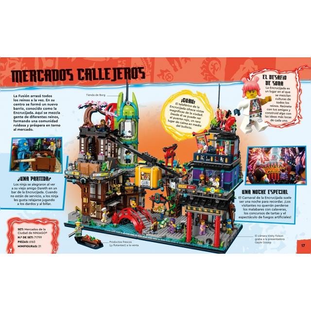 Lego Ninjago. El renacer de los dragones. Enciclopedia de personajes: Incluye una minifigura de Sora (Capa dura) 2