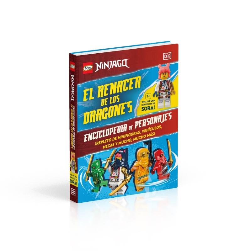 Lego Ninjago. El renacer de los dragones. Enciclopedia de personajes: Incluye una minifigura de Sora (Capa dura) 4