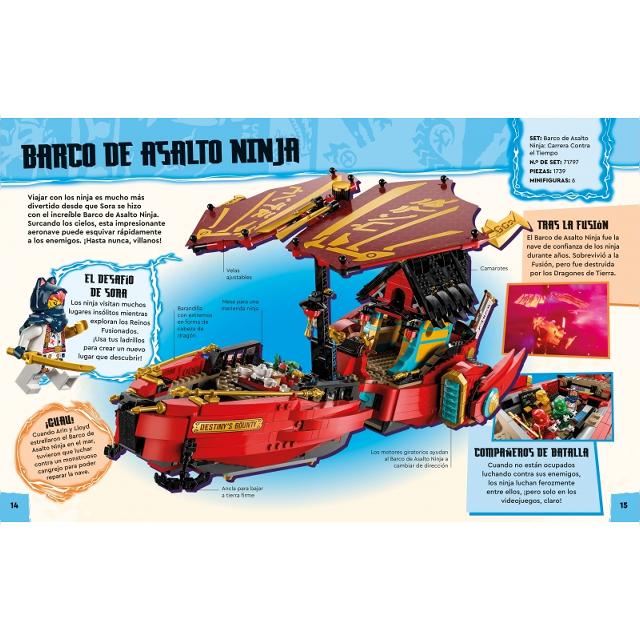 Lego Ninjago. El renacer de los dragones. Enciclopedia de personajes: Incluye una minifigura de Sora (Capa dura) 5