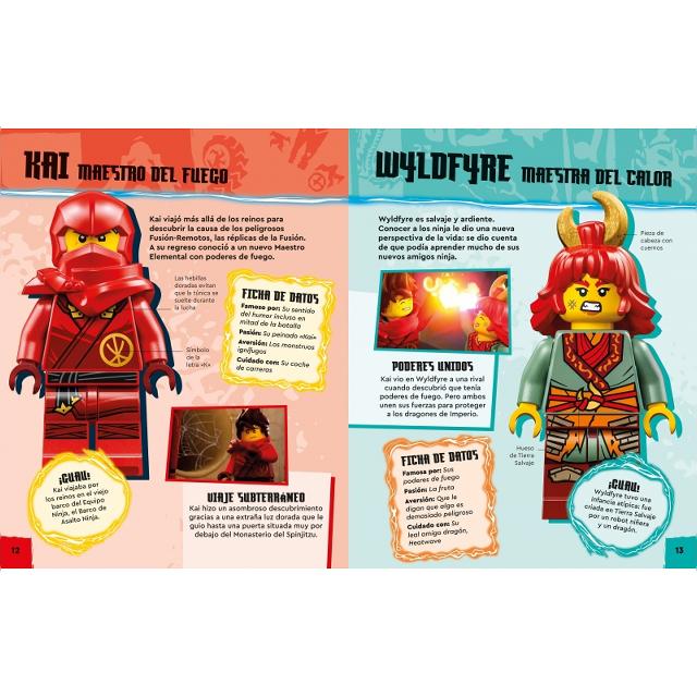 Lego Ninjago. El renacer de los dragones. Enciclopedia de personajes: Incluye una minifigura de Sora (Capa dura) 6