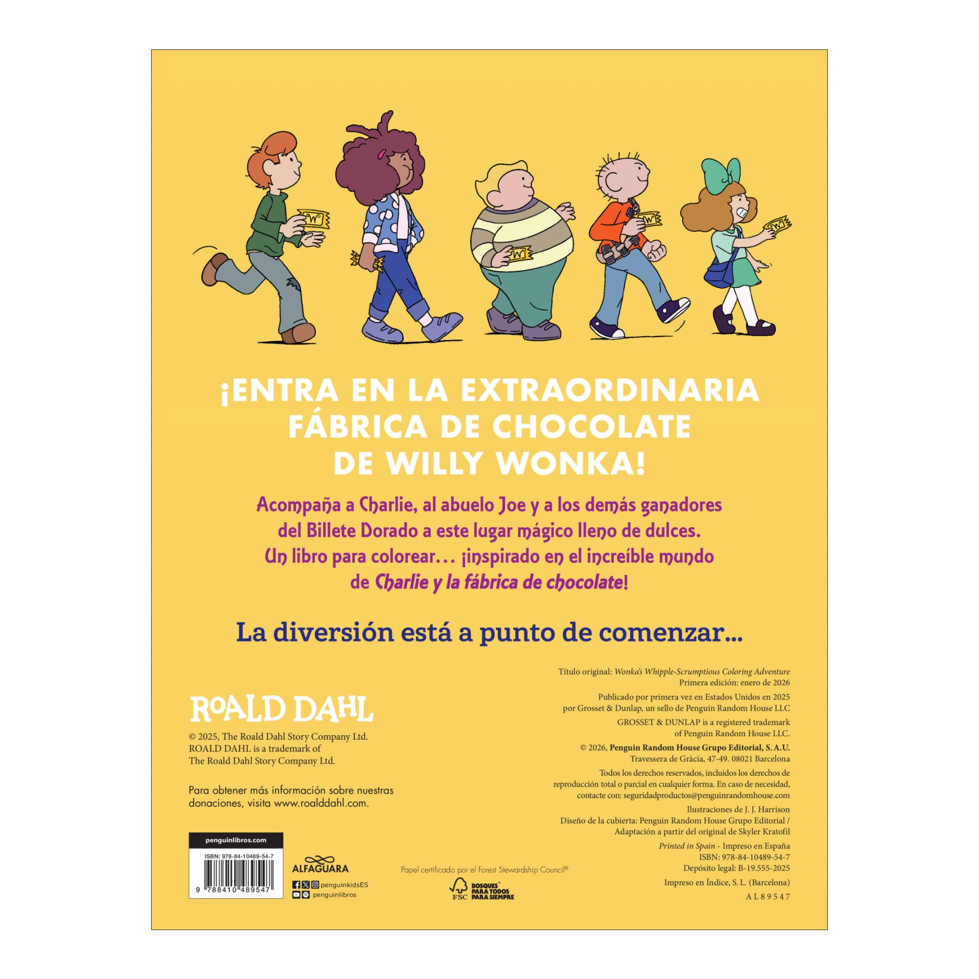 El superdelicioso libro de colorear de Wonka (Capa mole) 2
