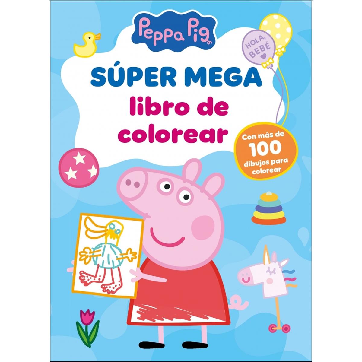 Imagem 0 de Súper mega libro de colorear (Peppa Pig. Actividades): Con más de 100 dibujos para colorear (Capa mole)