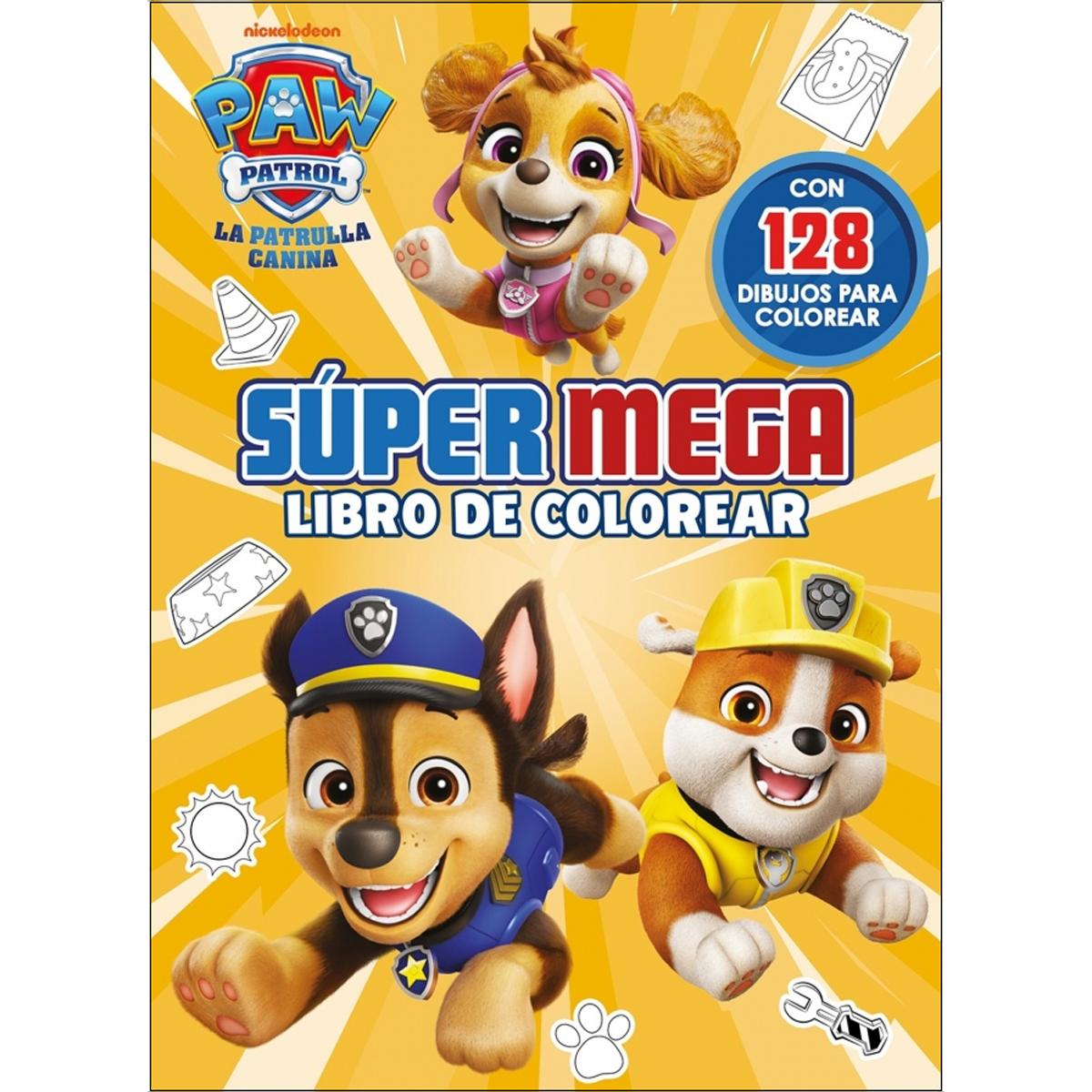 Imagem 0 de Paw Patrol | Patrulla Canina. Actividades - Súper mega libro de colorear: Con 128 dibujos para colorear (Capa mole)