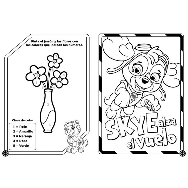 Paw Patrol | Patrulla Canina. Actividades - Súper mega libro de colorear: Con 128 dibujos para colorear (Capa mole) 4