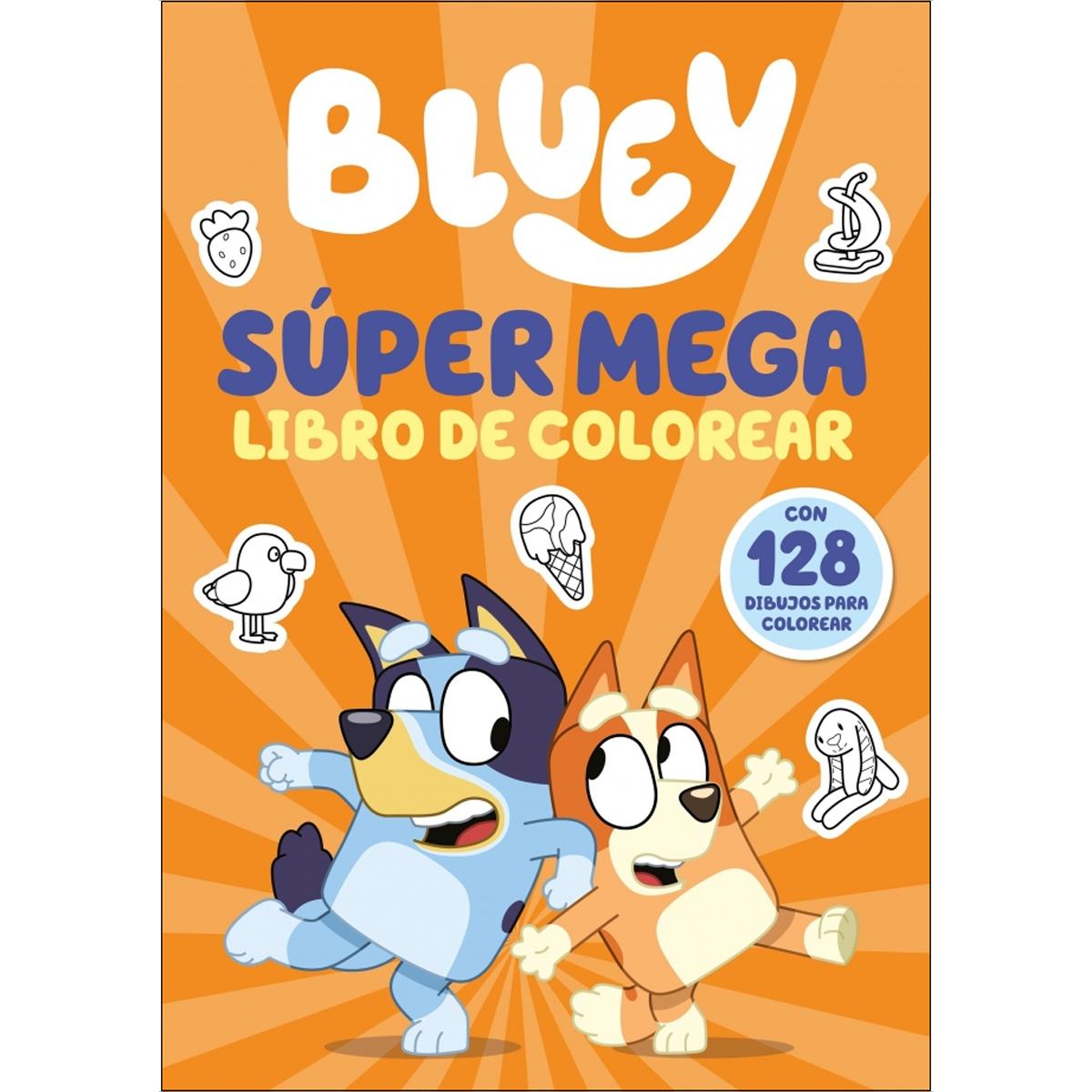 Imagem 0 de Bluey. Actividades - Súper mega libro de colorear: Con 128 dibujos para colorear (Capa mole)