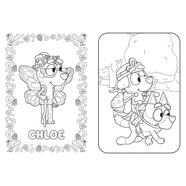 Bluey. Actividades - Súper mega libro de colorear: Con 128 dibujos para colorear (Capa mole) 3