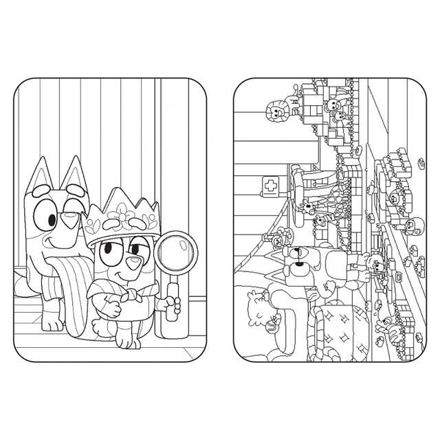 Bluey. Actividades - Súper mega libro de colorear: Con 128 dibujos para colorear (Capa mole) 5