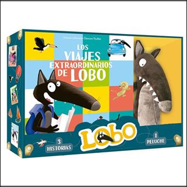 Los viajes extraordinarios de Lobo. Cofre con peluche 1