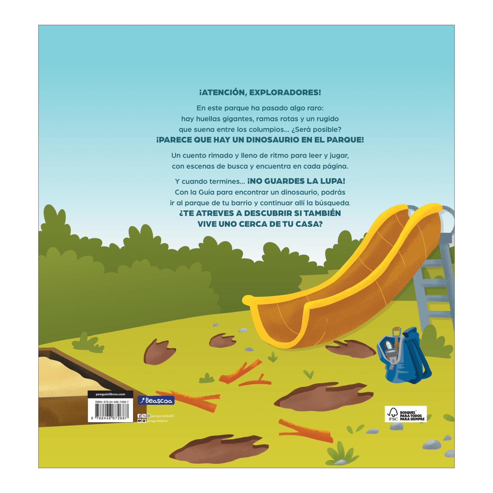 Hay un... dinosaurio en el parque: ¡Busca y encuentra al dinosaurio en cada página! (Capa dura) 2