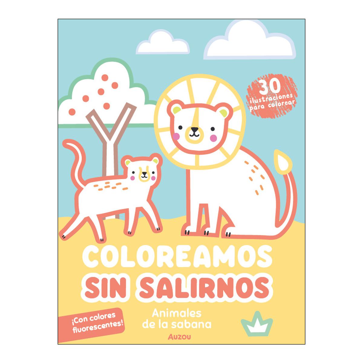 Imagem 0 de Coloreamos sin salirnos. Animales de la sabana