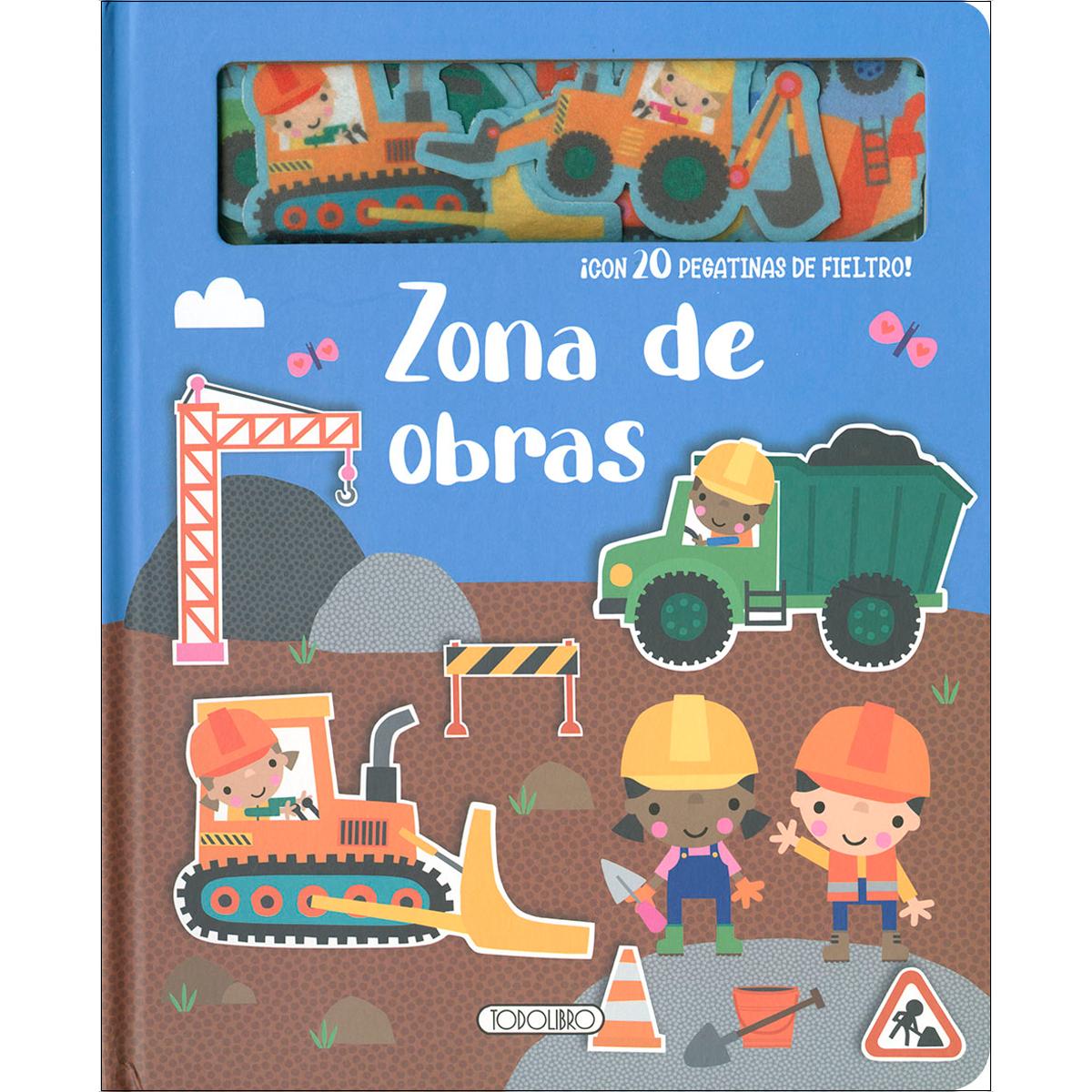 Fieltro obras pegatina 1