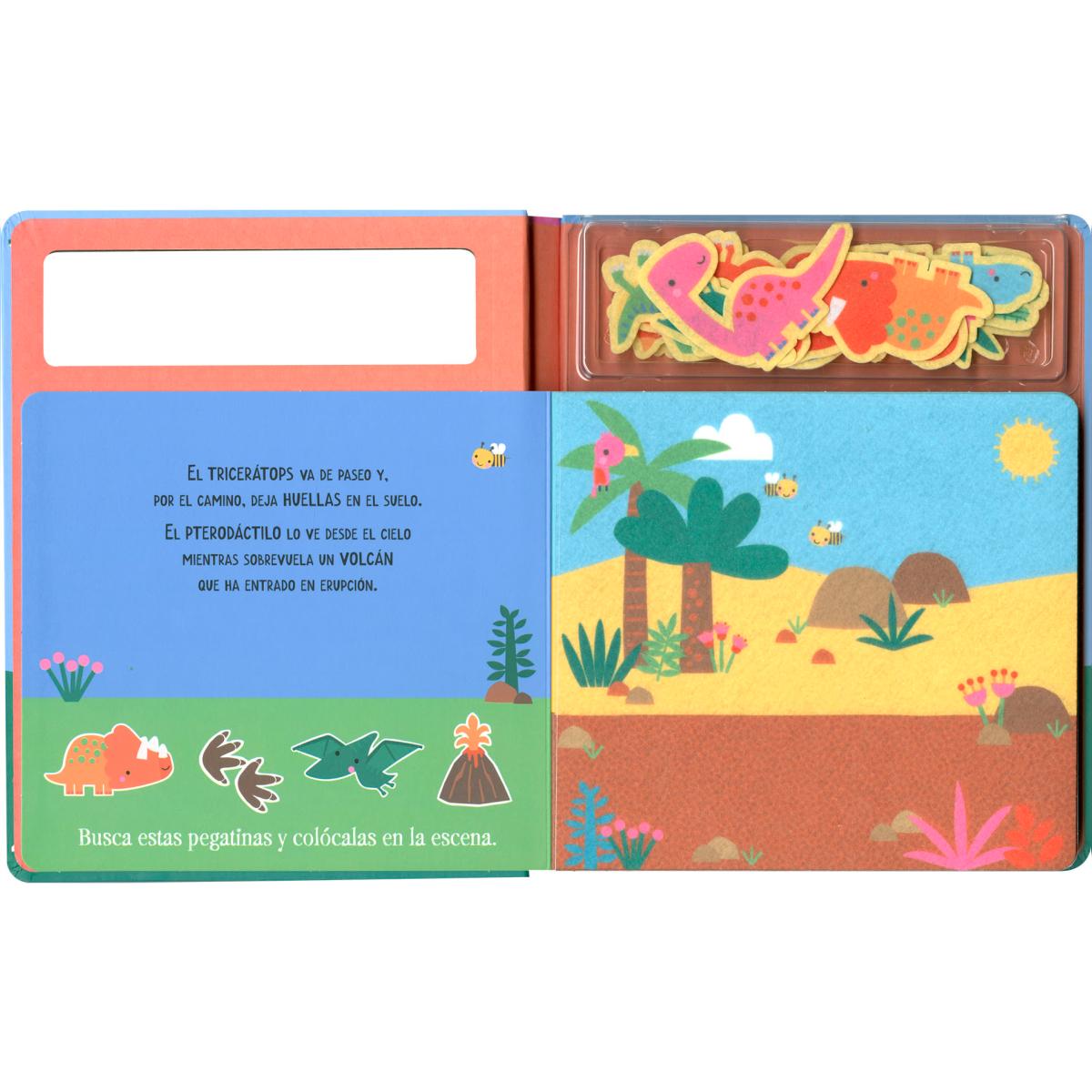 Fieltro dinos pegatinas 2