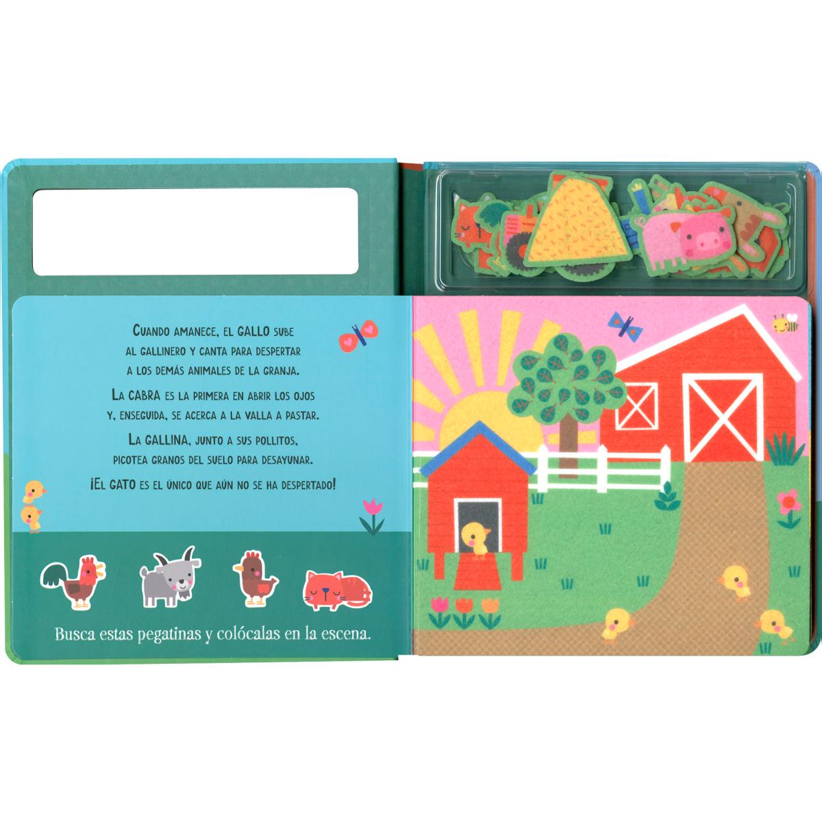 Fieltro granja pegatina 2