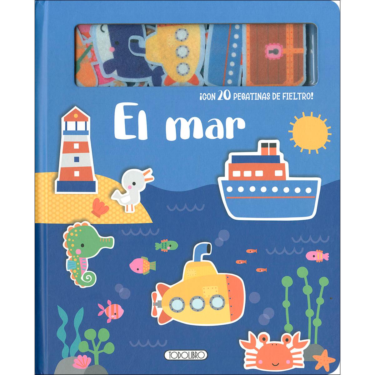 Fieltro el mar pegatina 1