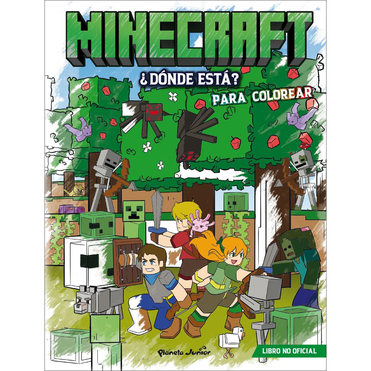 Minecraft. ¿Dónde está? Para colorear 1