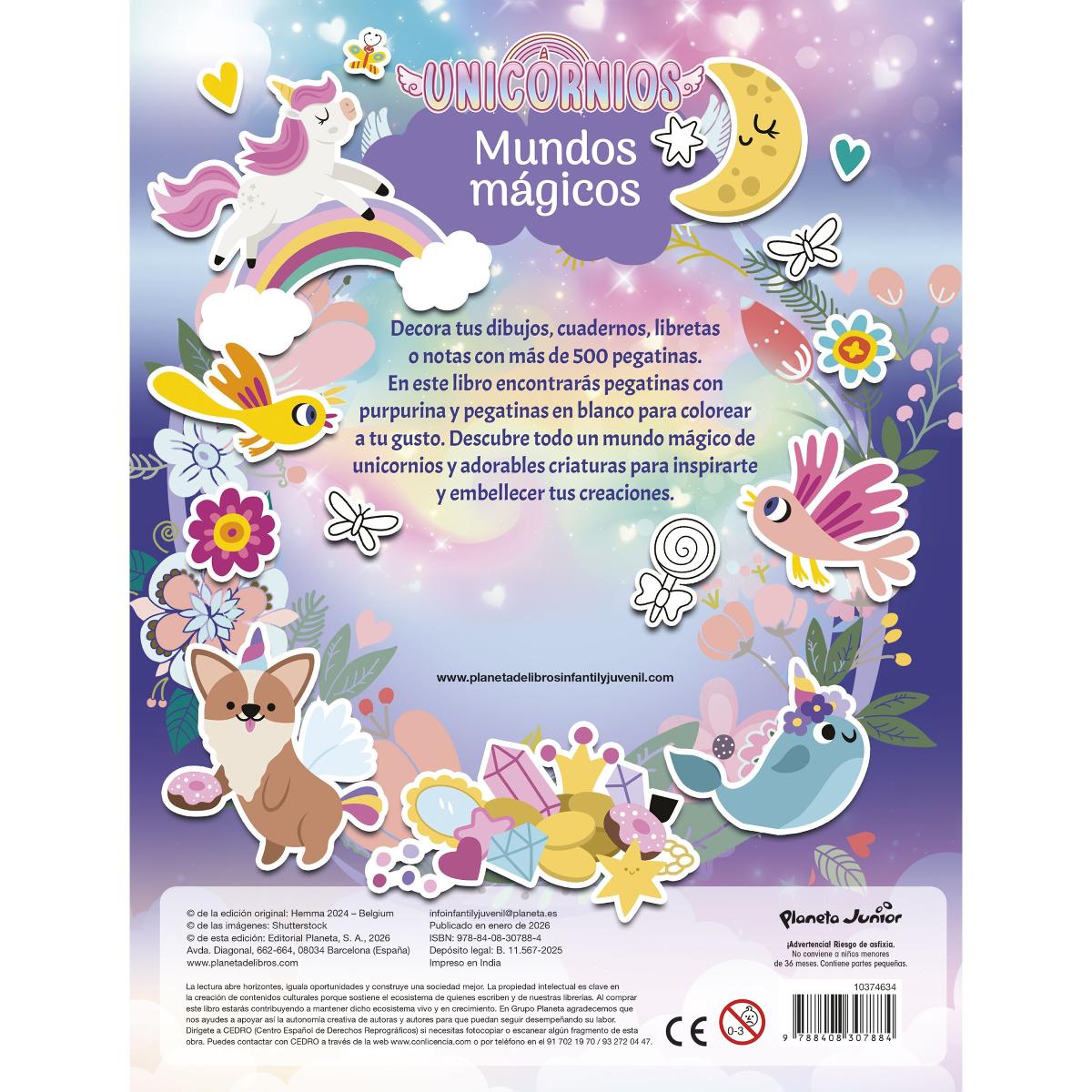 Unicornios. Mundos mágicos. Libro de pegatinas: Con más de 500 pegatinas (Capa mole) 2
