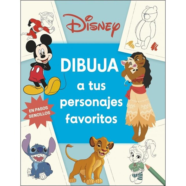 Imagem 0 de Disney Dibuja a tus personajes favoritos (Capa mole)