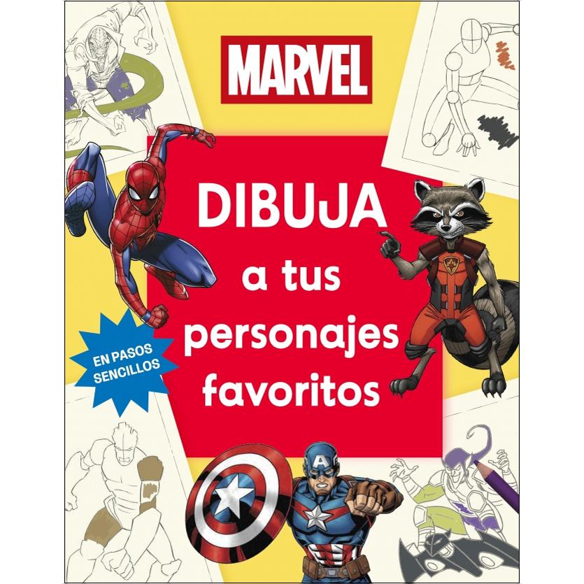 Marvel Dibuja a tus personajes favoritos (Capa mole) 1