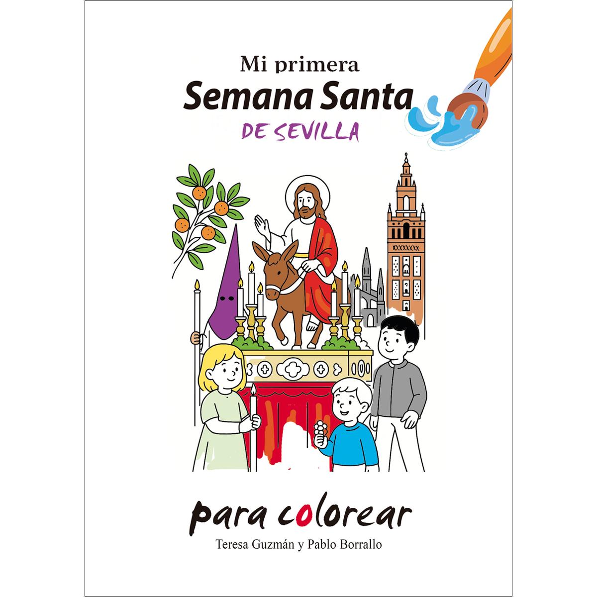 Mi primera semana santa de sevilla paracolorear 1