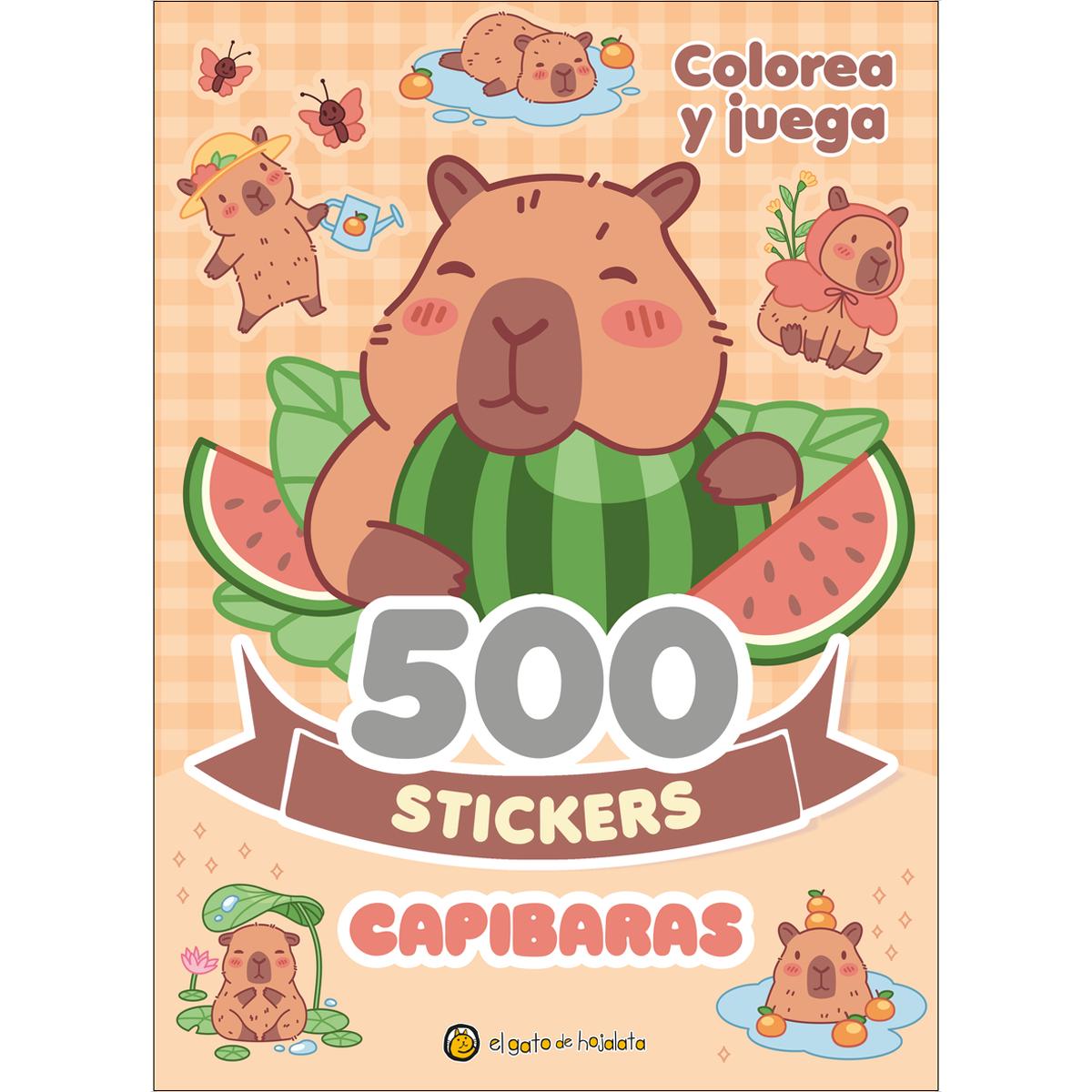 500 stickers capibaras 1