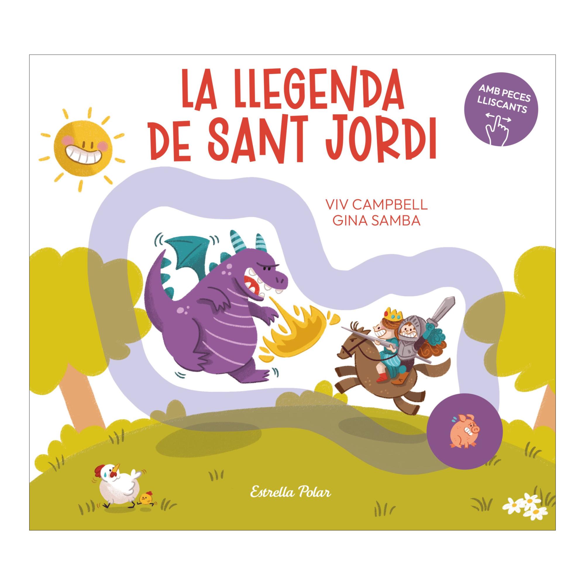 La llegenda de Sant Jordi amb peces lliscants 1