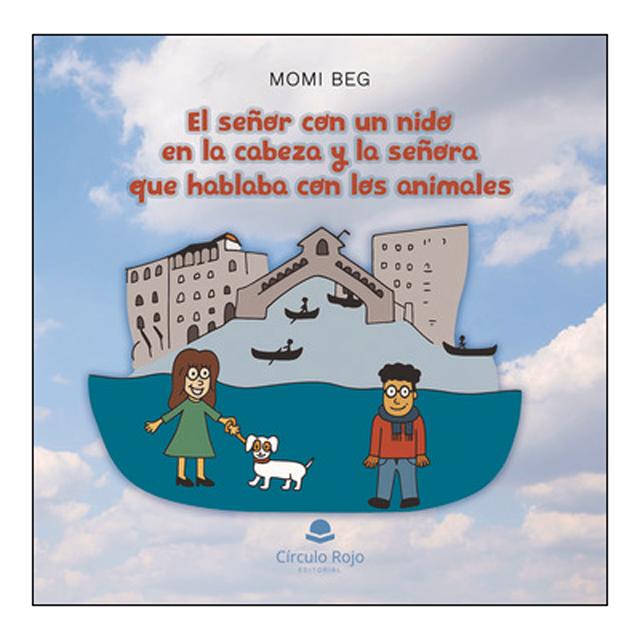 El señor con un nido en la cabeza y la señora que 1