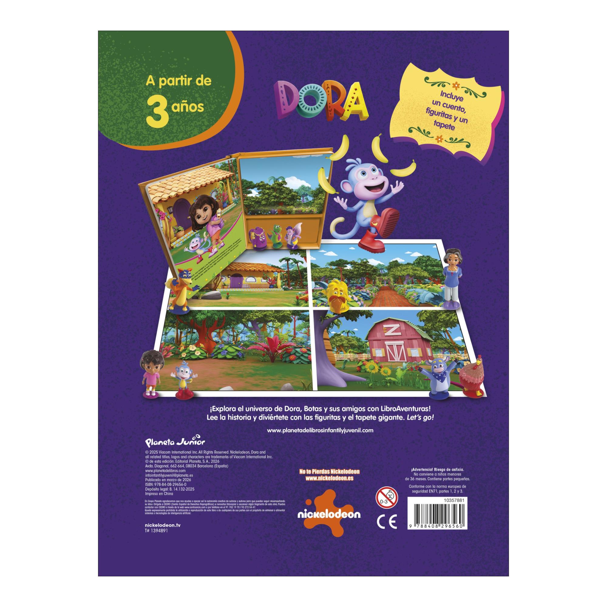 Dora. Libroaventuras: Incluye un cuento, figuritas y un tapete 2