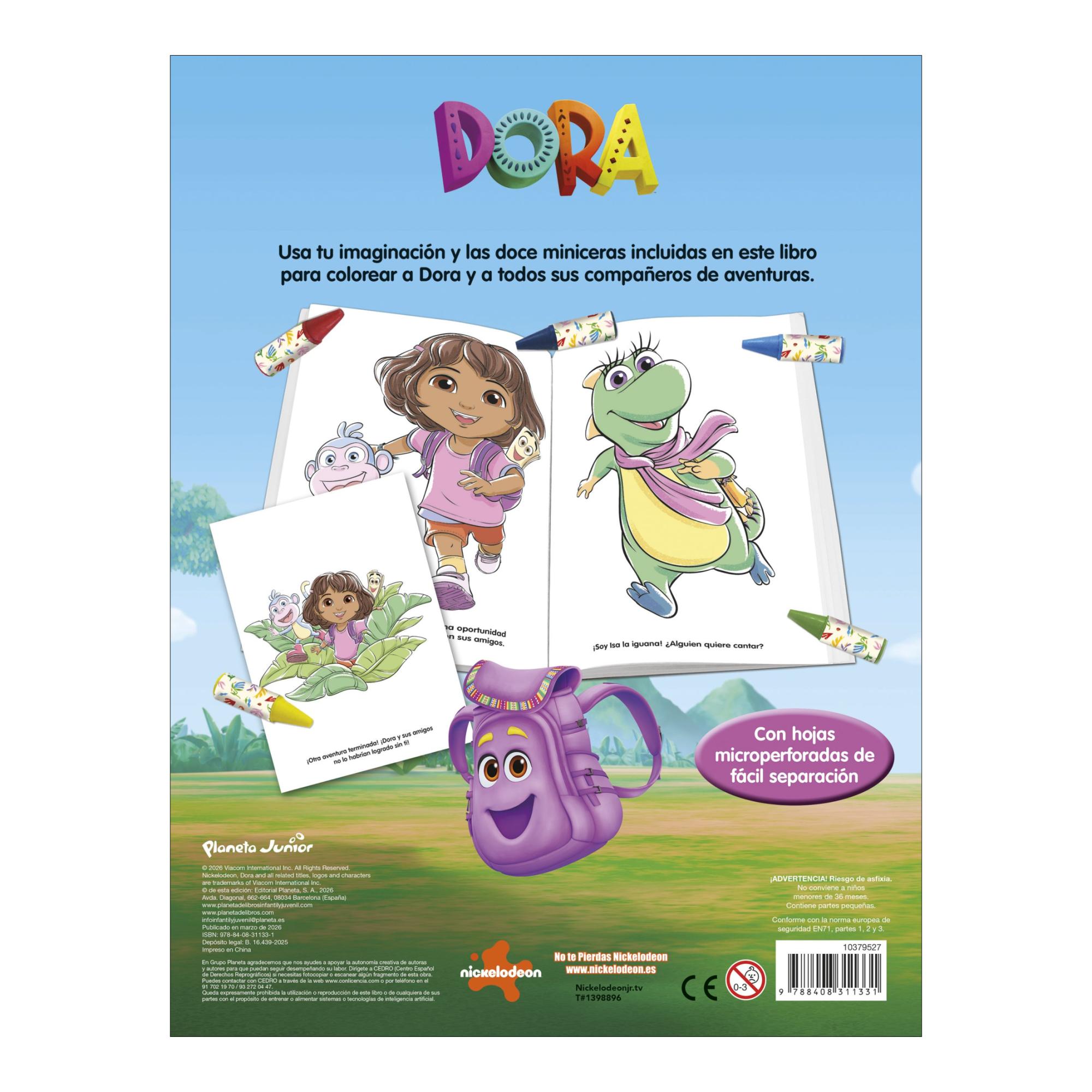 Dora. Pequeños artistas: ¡Con 12 miniceras! (Capa mole) 2