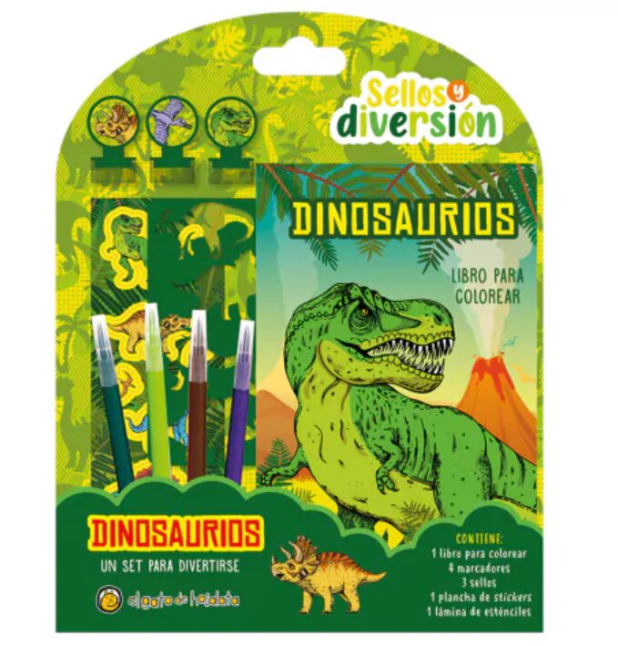 Dinosaurios - sellos y diversión 1
