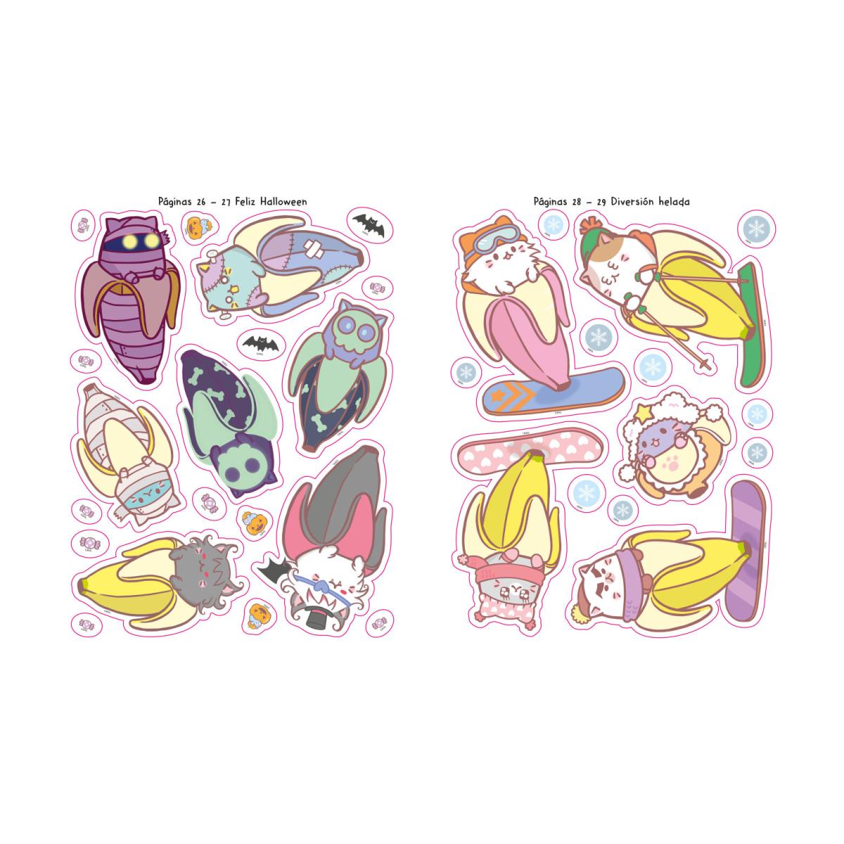 Bananya: El libro de pegatinas: ¡Más de 1.000 pegatinas! (Capa mole) 5