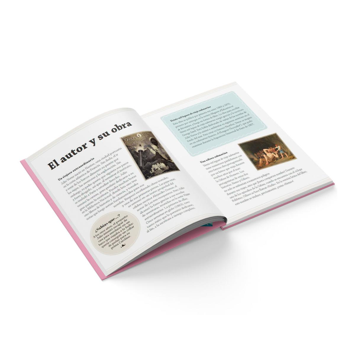 Veinte mil leguas de viaje submarino: Libro infantil con juegos y actividades extra (Capa dura) 3