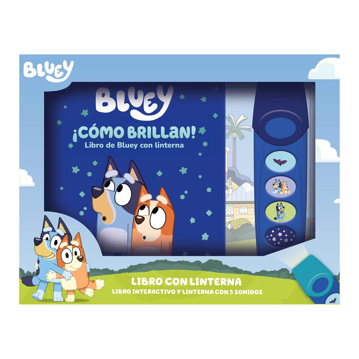 Imagem 0 de BLUEY: ¡COMO BRILLAN! - LIBRO DE BLUEY CON LINTERNA - PI KIDS