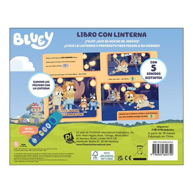 BLUEY: ¡COMO BRILLAN! - LIBRO DE BLUEY CON LINTERNA - PI KIDS 2