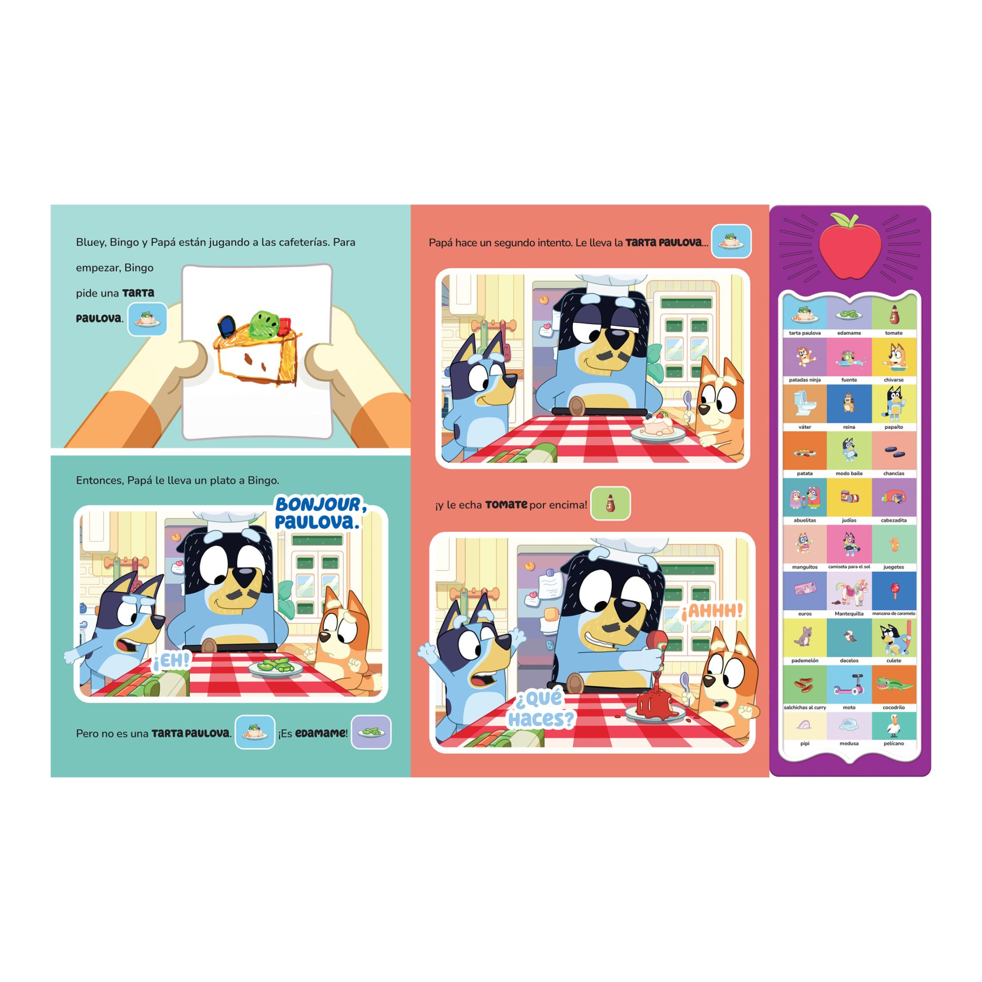 BLUEY ¡WACKADOO! PALABRAS Y SONIDOS DE BLUEY - LIBRO SONORO CON 30 BOTONES PARA OÍR PALABRAS Y SONIDOS  - PI KIDS (Capa dura) 3