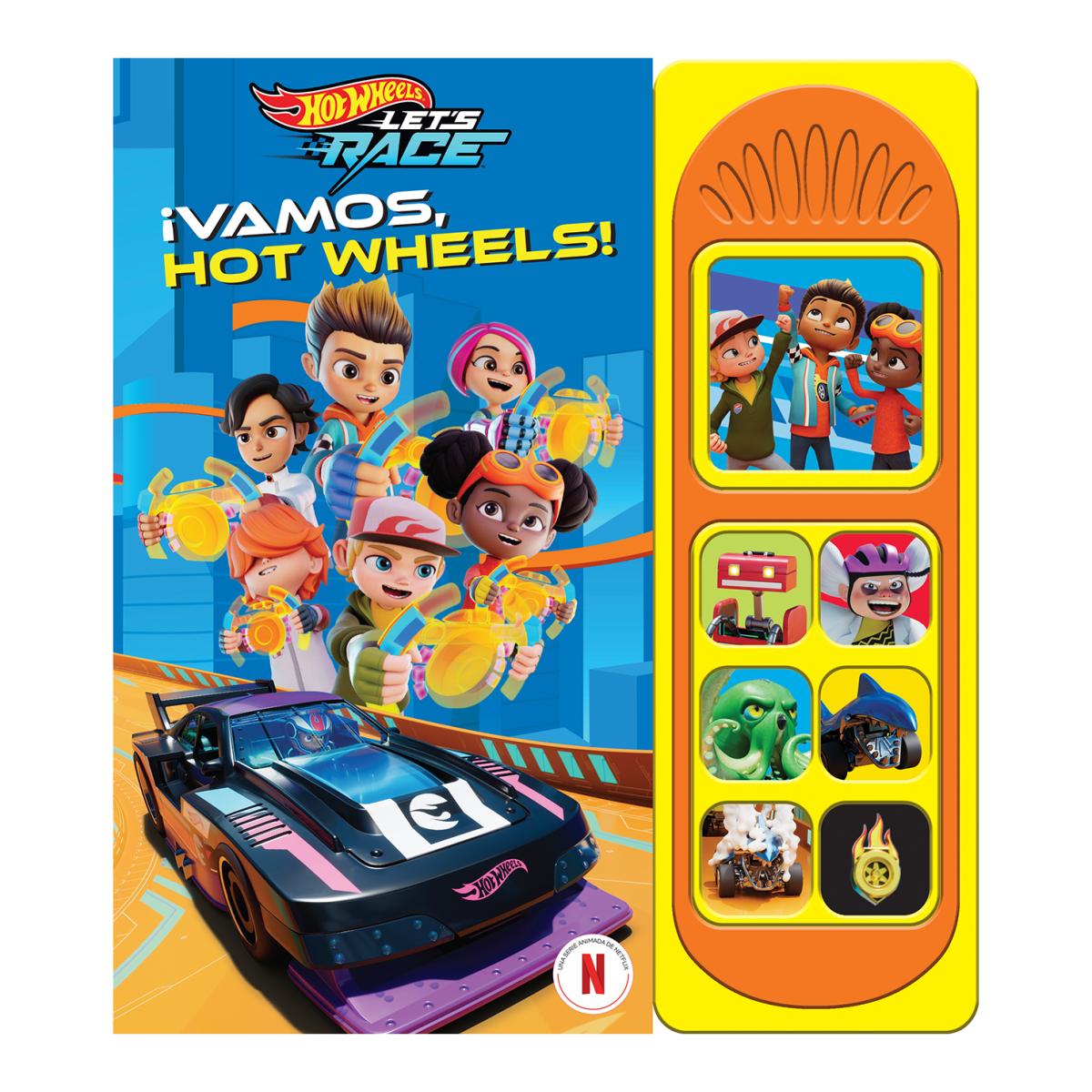 HOT WHEELS: LET'S RACE - VAMOS, HOT WHEELS! LIBRO DE SONIDOS - PI KIDS (Capa dura) 1