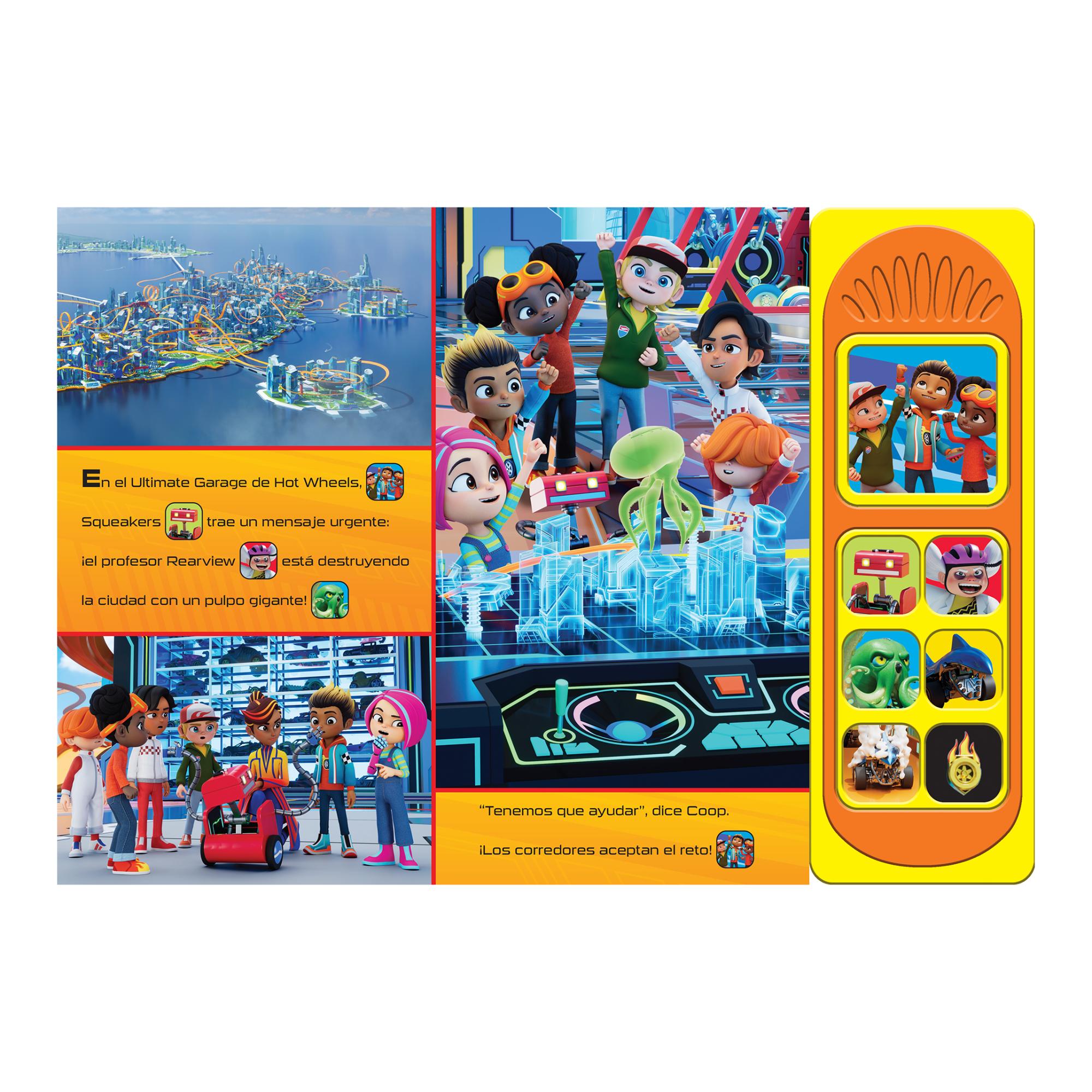 HOT WHEELS: LET'S RACE - VAMOS, HOT WHEELS! LIBRO DE SONIDOS - PI KIDS (Capa dura) 3