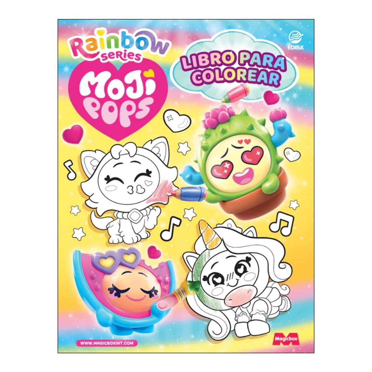 Libro para colorear MojiPops Serie Rainbow - España (Capa mole) 1