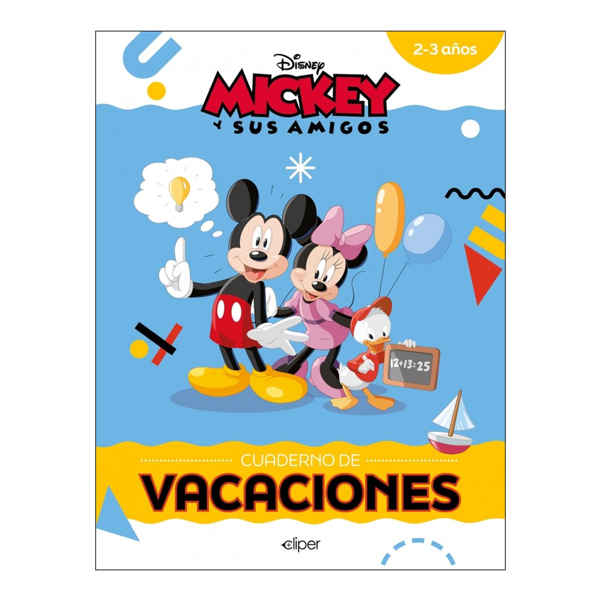 Imagem 0 de Mickey y sus amigos. Cuaderno de vacaciones (2-3 años): Actividades educativas con los personajes Disney (Capa mole)