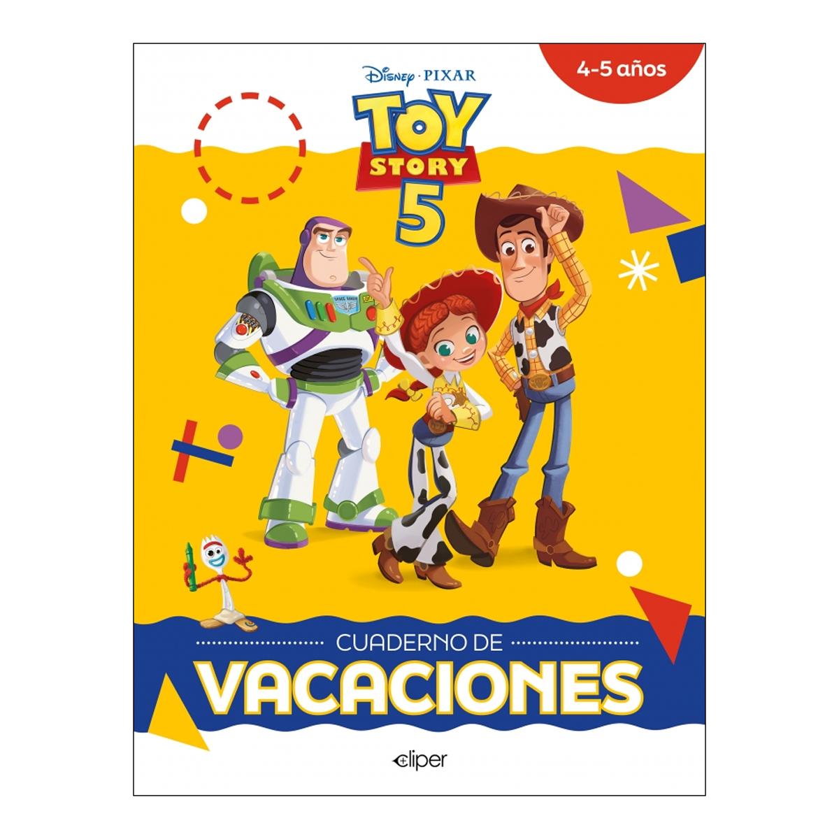 Imagem 0 de Toy Story 5. Cuaderno de vacaciones (4-5 años): Escritura · Emociones · Matemáticas · Explorar el mundo (Capa mole)