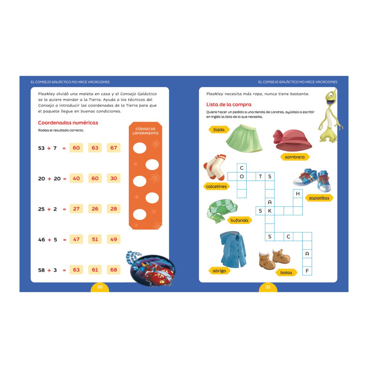 Stitch. Cuaderno de vacaciones (6-7 años): Actividades educativas con los personajes Disney (Capa mole) 3