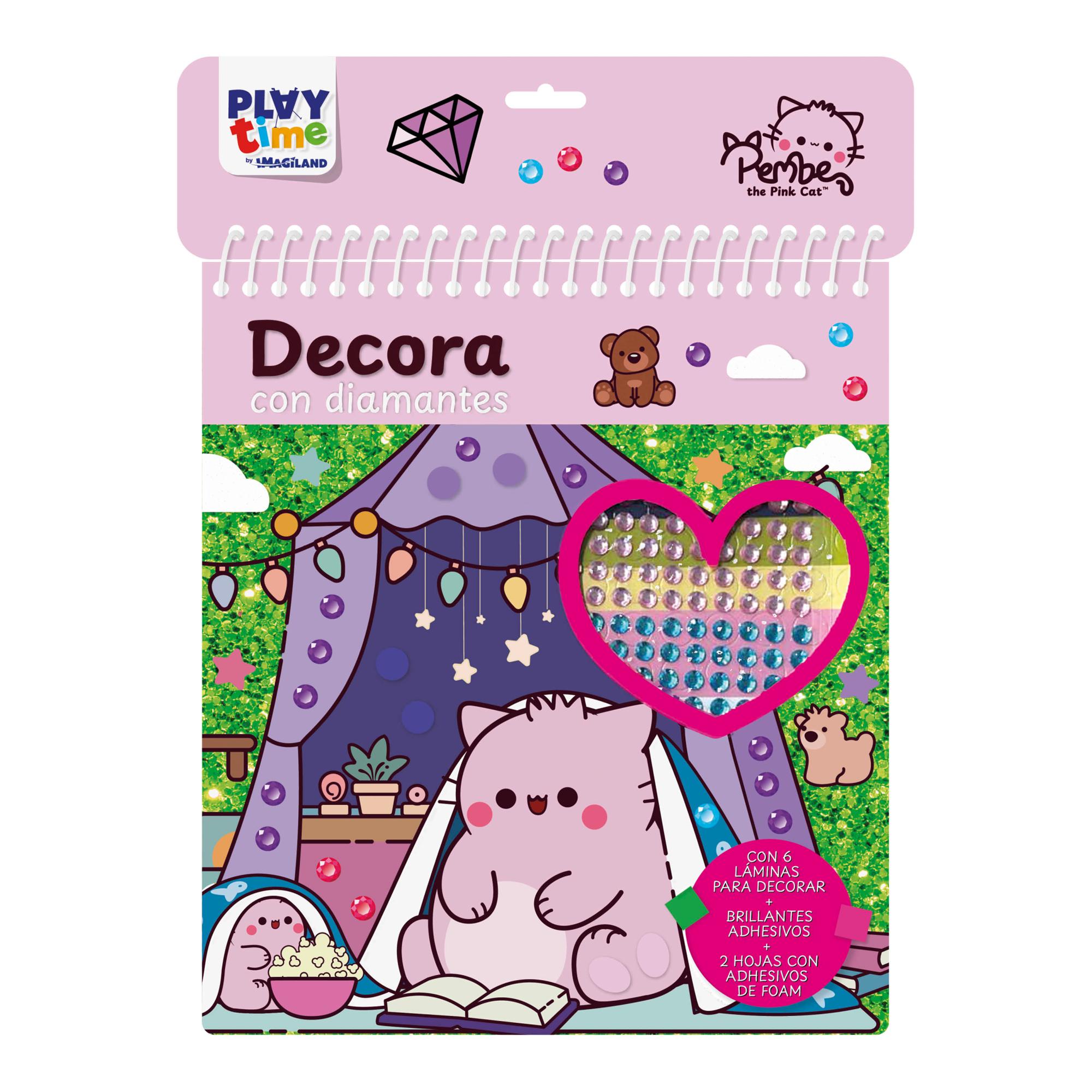 Imagem 0 de DECORA CON DIAMANTES - PEMBE THE PINK CAT