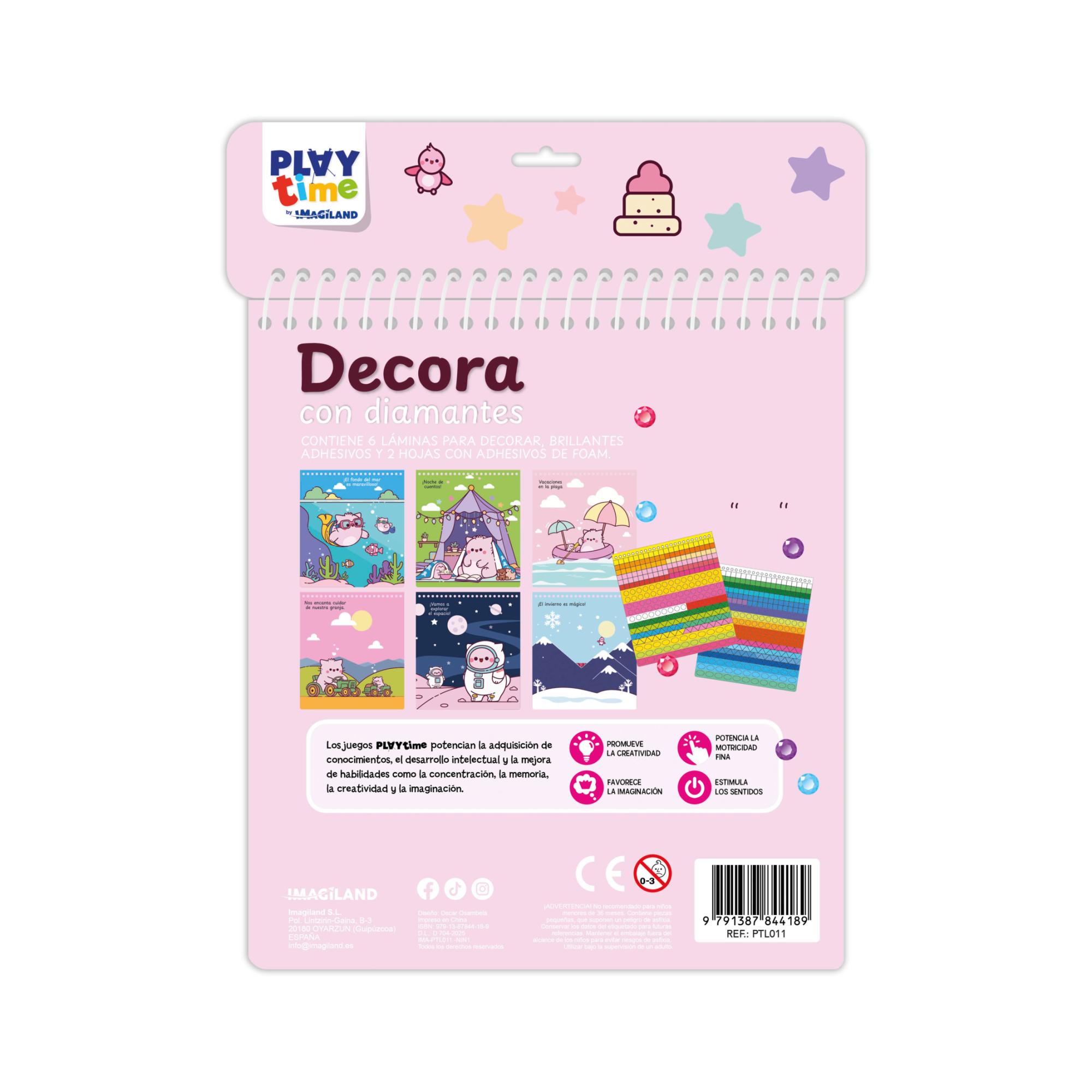 DECORA CON DIAMANTES - PEMBE THE PINK CAT 2