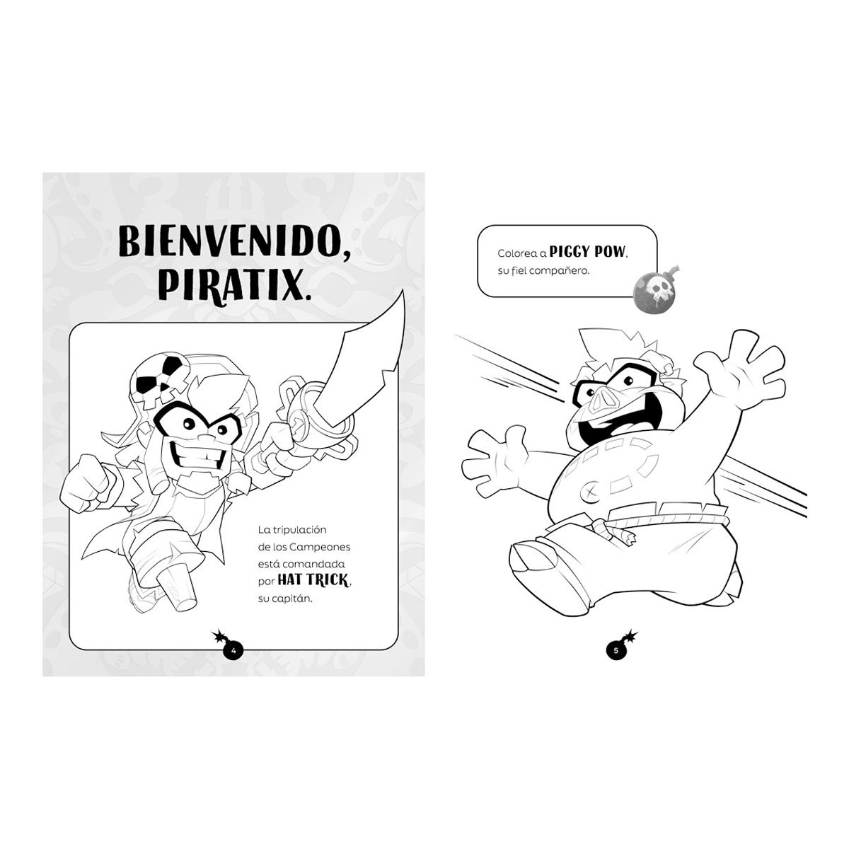 Piratix. actividades - libro de colorear 2