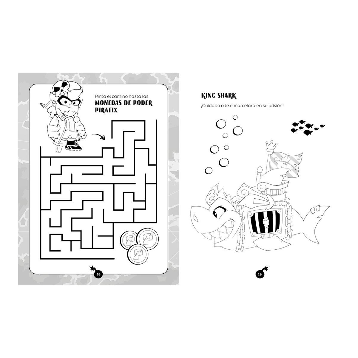 Piratix. actividades - libro de colorear 3
