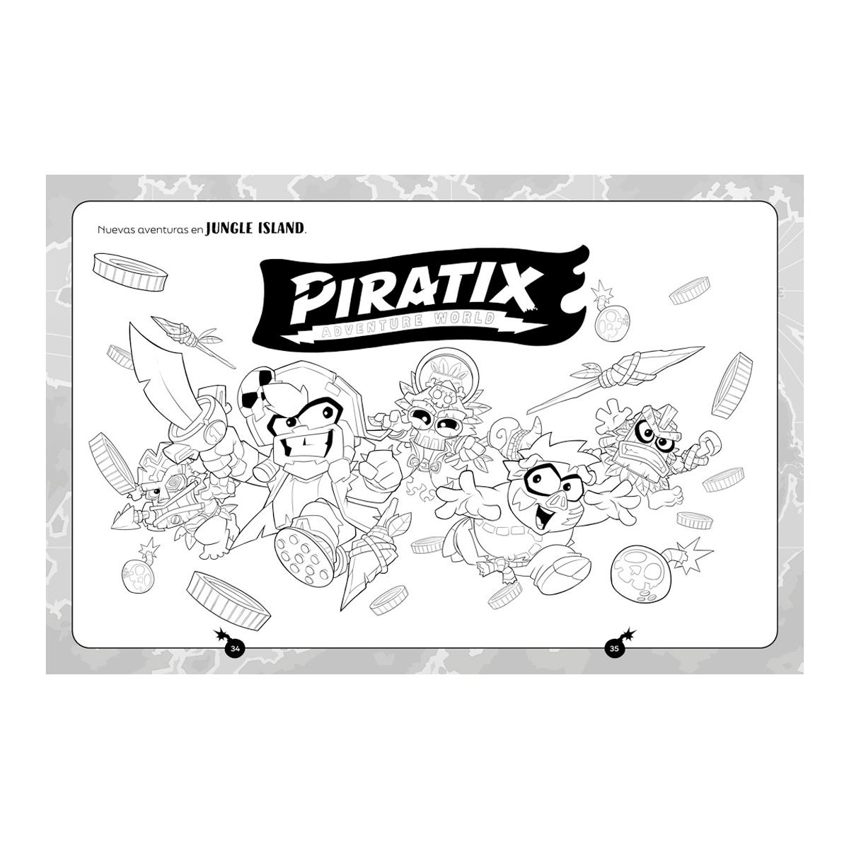 Piratix. actividades - libro de colorear 5