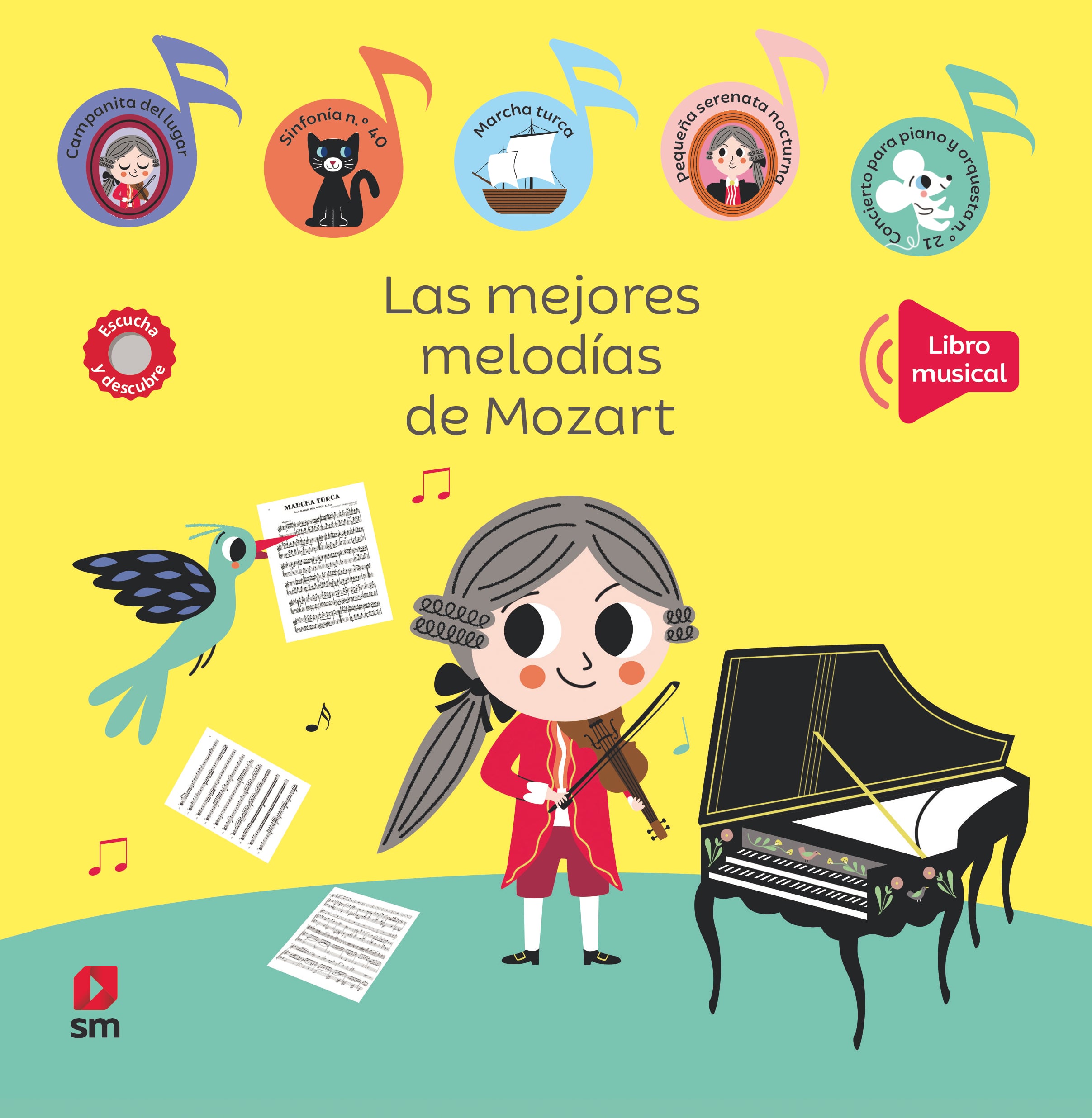 Imagem 0 de LAS MEJORES MELODÍAS DE MOZART (Capa dura)