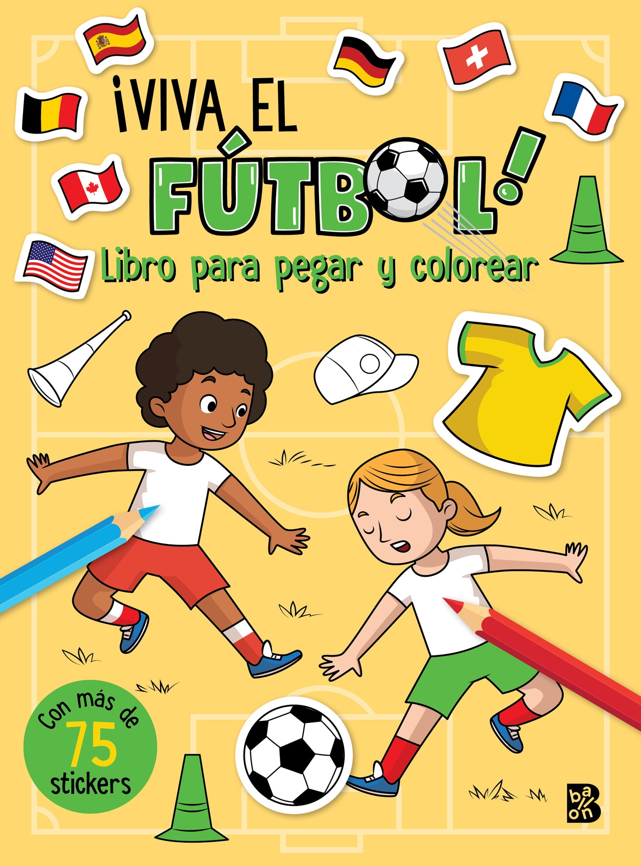Imagem 0 de Viva el futbol-libro para pegar y colore