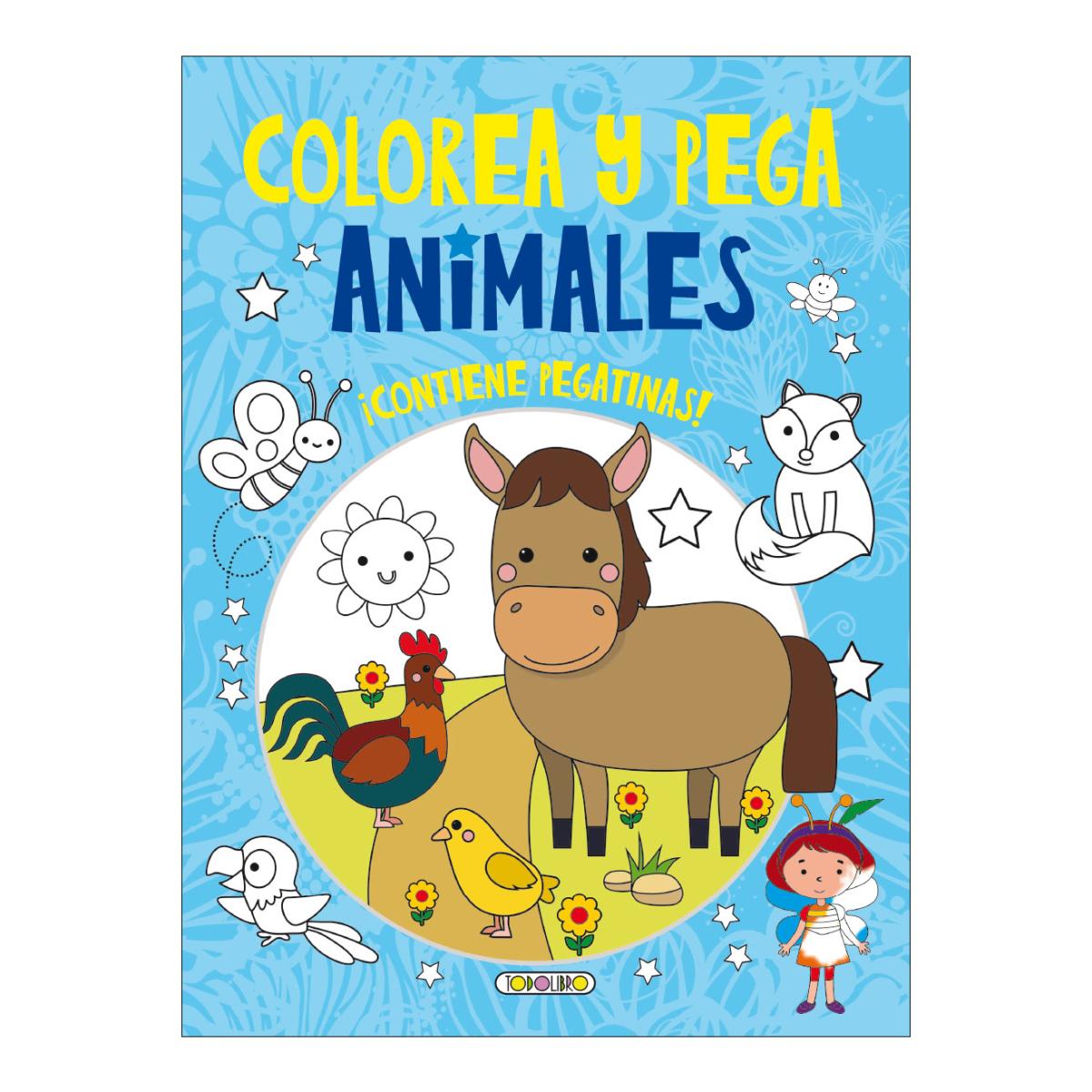 Color,pega animales 3