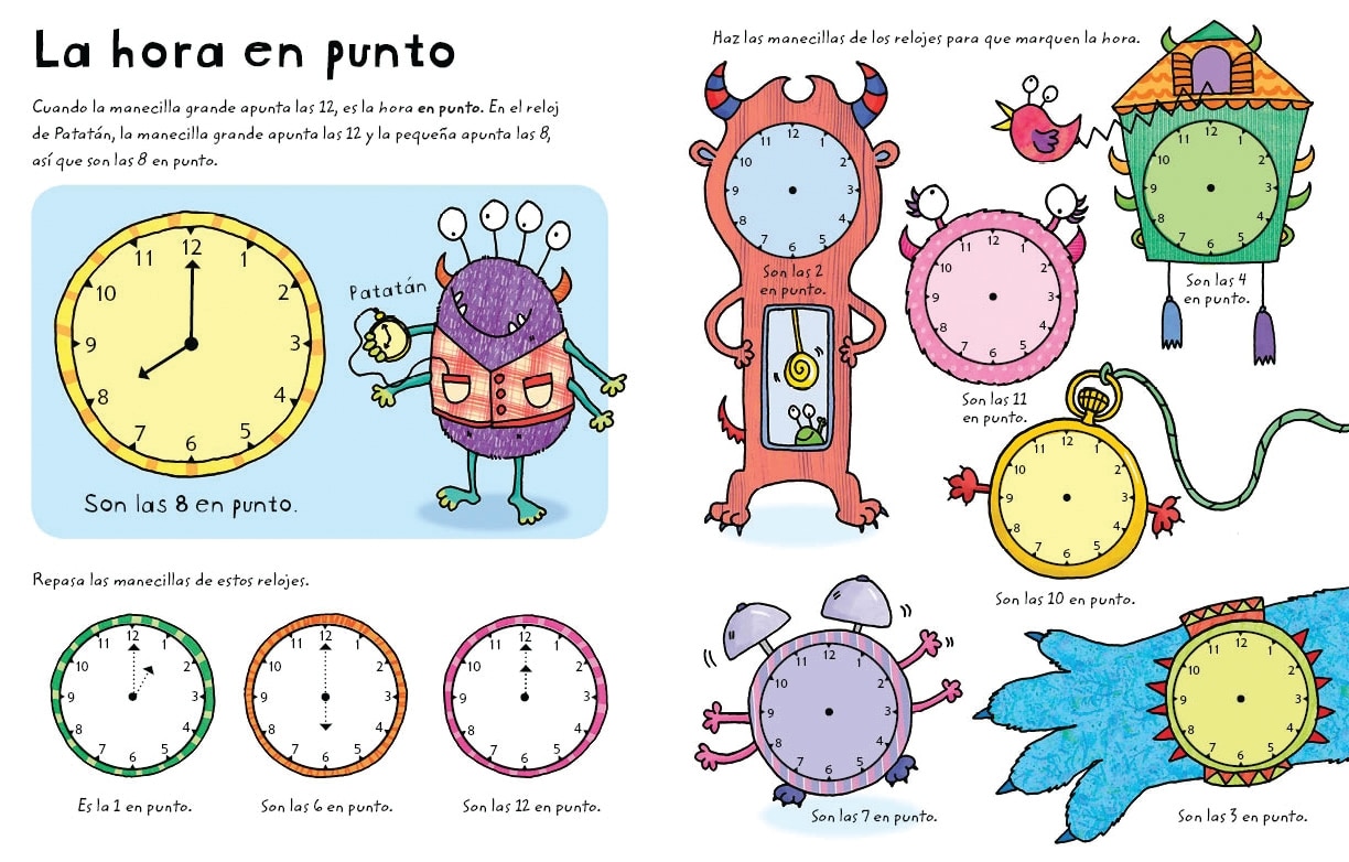 APRENDO A DECIR LA HORA.LIBROS PIZARRA  (Capa Mole) 2