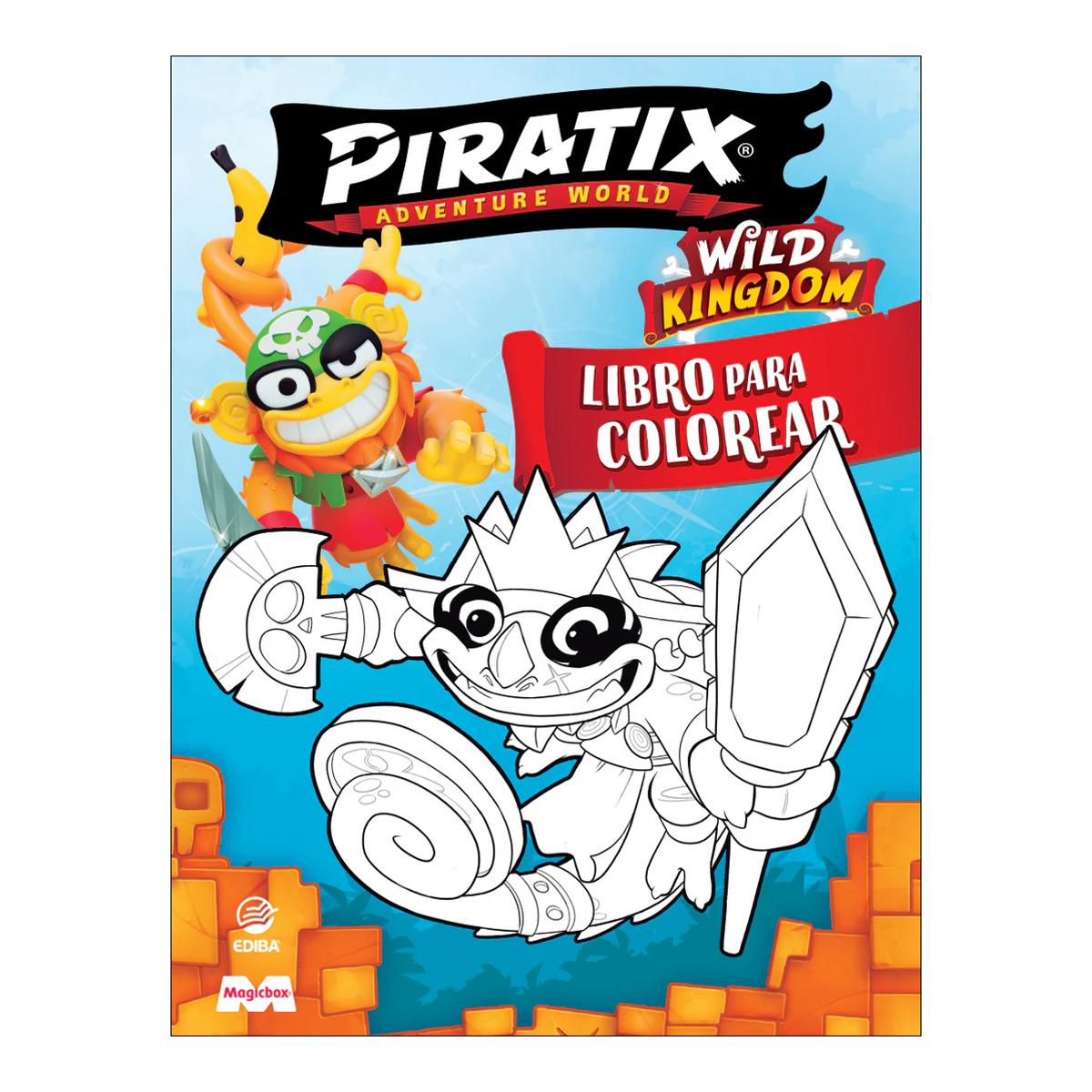 Imagem 0 de LIBRO PARA COLOREAR PIRATIX Nº 1 - WILD  (Capa Mole)